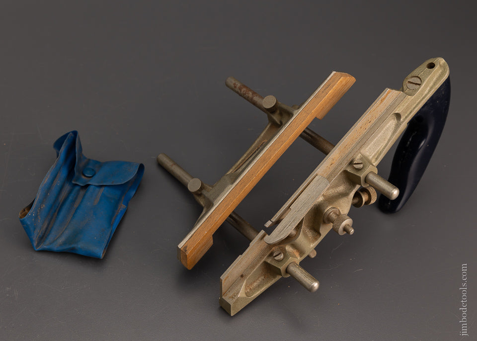RECORD No. 044C Plow Plane Complete with Stop & All 10 Cutters - 106163