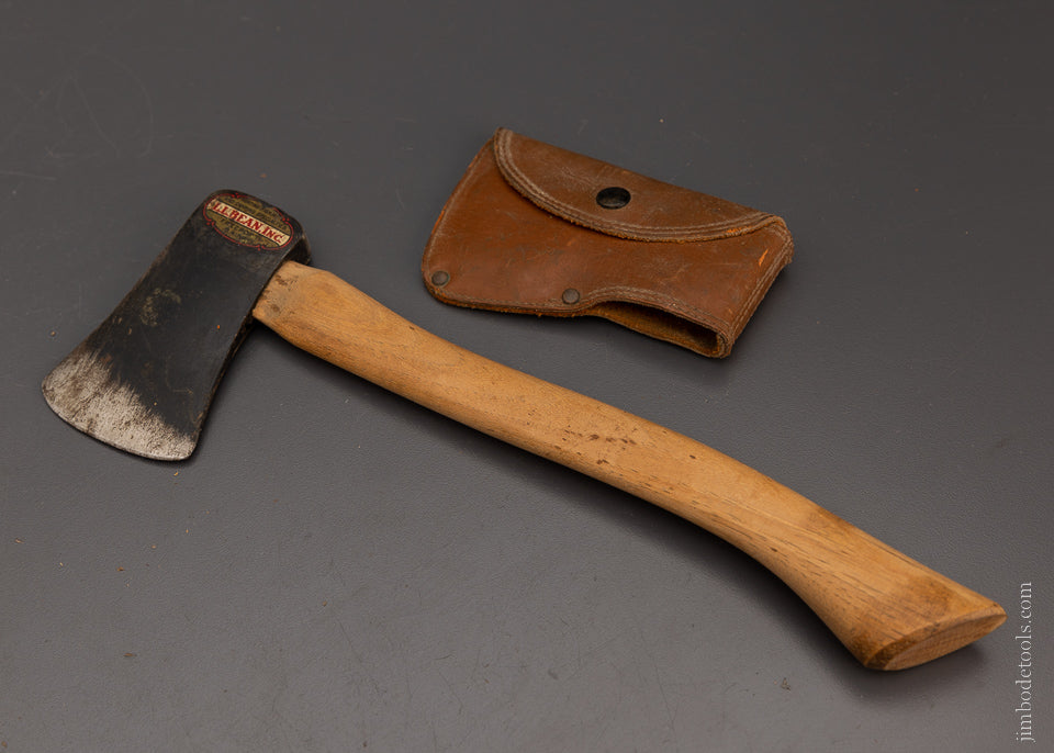 L.L. BEAN Belt Hatchet Near Mint with Decal & Sheath - 106167