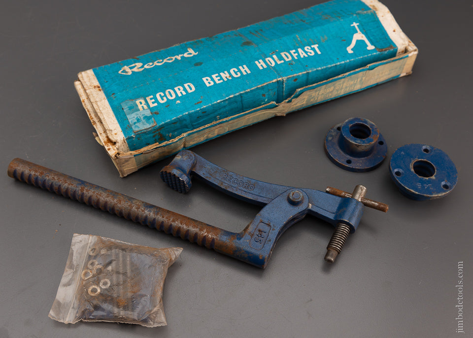 RECORD No. 145 Bench Holdfast Complete in Original Box - 106211