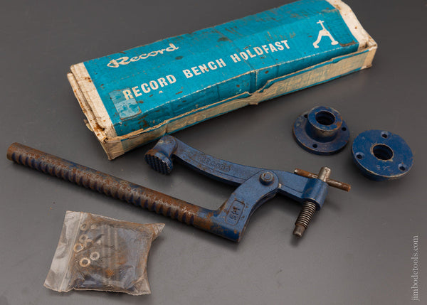 RECORD No. 145 Bench Holdfast Complete in Original Box - 106211
