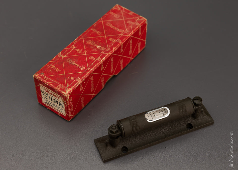 4 Inch STARRETT No. 97 Level Mint in Box - 106240