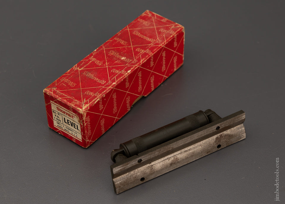4 Inch STARRETT No. 97 Level Mint in Box - 106240