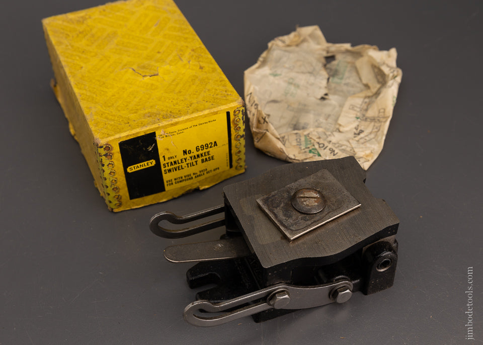 STANLEY - YANKEE No. 6992A Swivel-Tilt Base Mint in Box - 106248