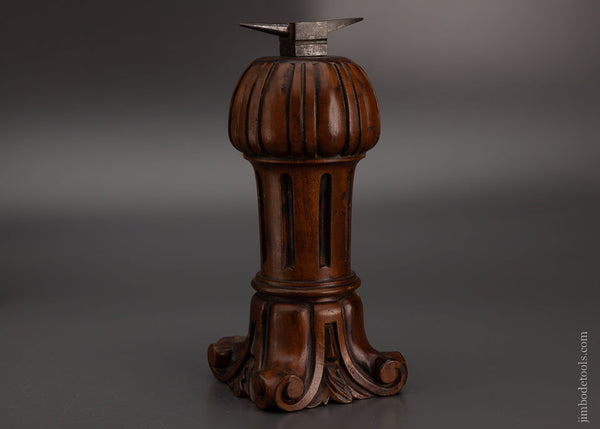 Beautiful Jeweler’s Anvil with Carved Base - 106295