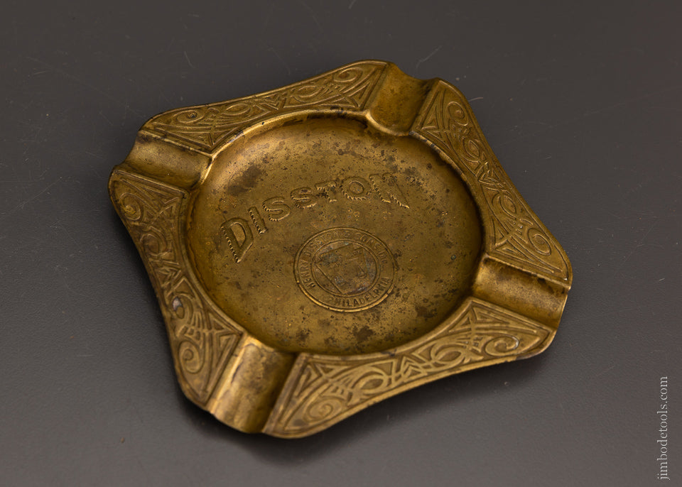 5 1/4 inch Brass DISSTON Ashtray - 106301