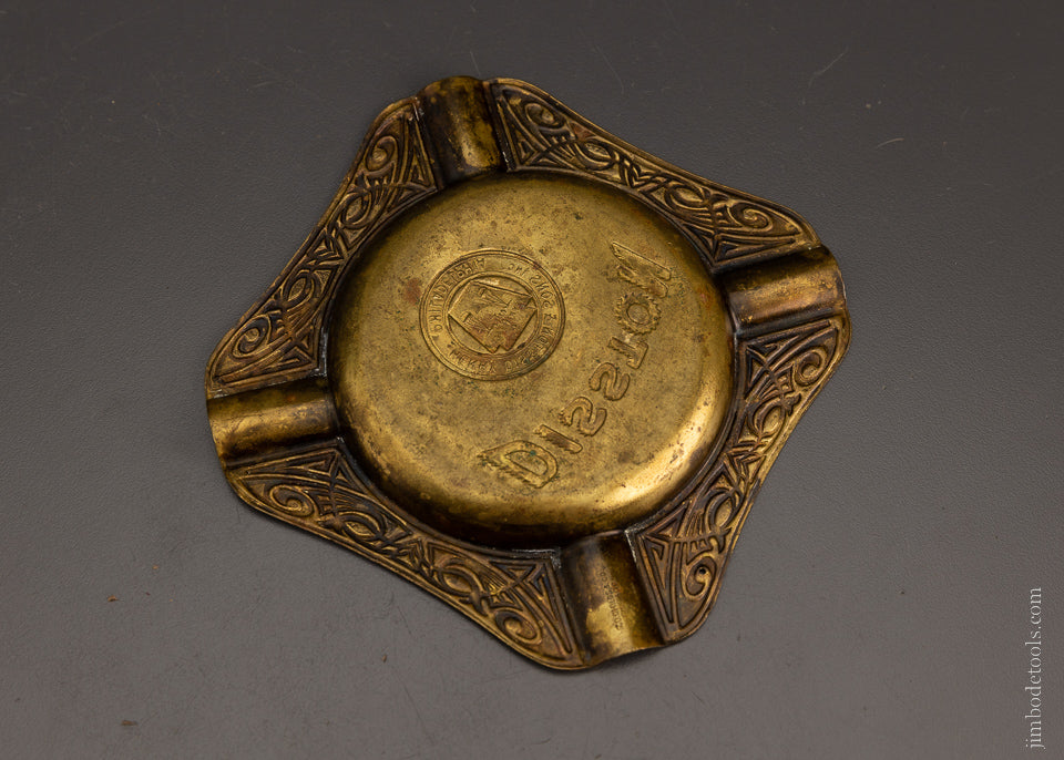 5 1/4 inch Brass DISSTON Ashtray - 106301