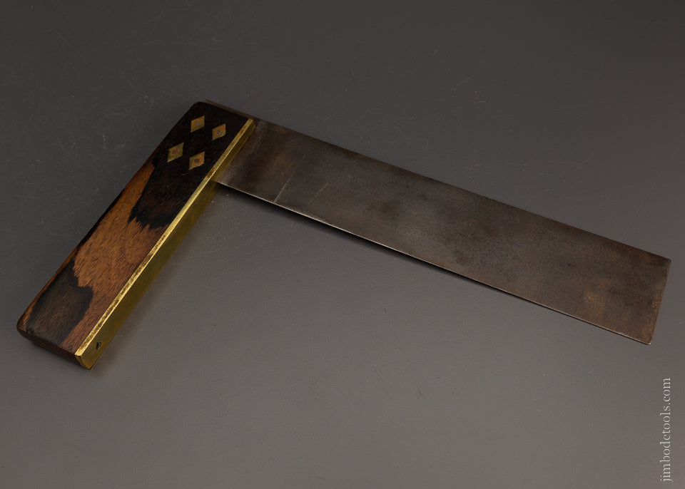 Pretty Grained 12 Inch Rosewood Try Square - 106306
