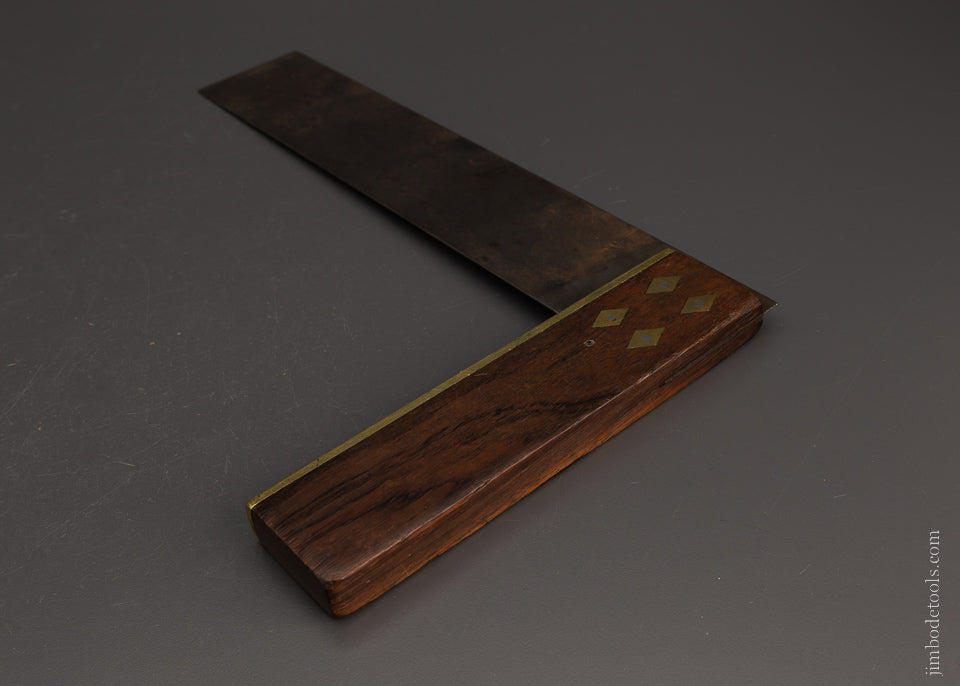 Pretty Grained 12 Inch Rosewood Try Square - 106306