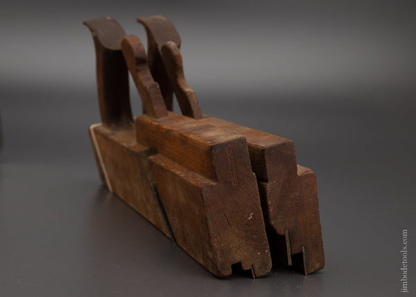 Nice User Pair of 3/4 Inch Tongue & Groove Planes by J. DENNISON - 106326