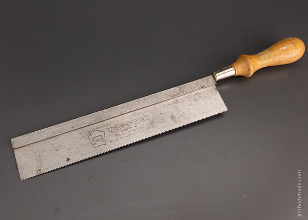 Unused DISSTON No. 68 Dovetail Saw 10 Inch 15 Point Rip - 106342