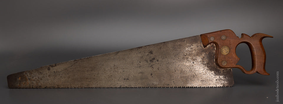 Excellent WHEELER MADDEN & CLEMSON No. 250 Rip Hand Saw - 106379