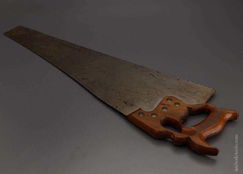 Like New LAKESIDE SAW & TOOL CO. Monster 28 Inch Thumbhole Rip Hand Saw - 106403