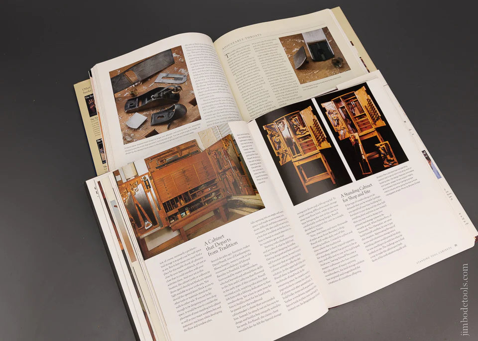 2 BOOKS: Book:  THE TOOLBOX BOOK by Jim Tolpin & THE HAND PLANE BOOK by Garrett Hack - 106415