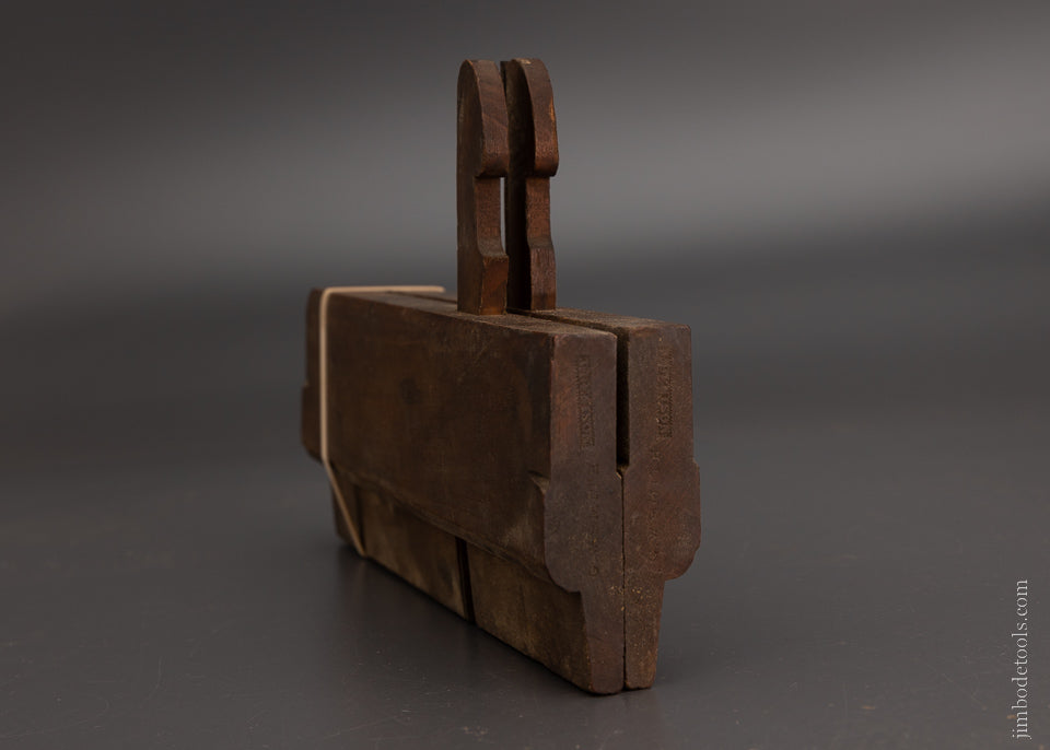 Fine Pair of American Side Bead Rabbet Planes by J. DENNISON - 106431