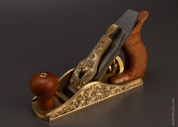 Exquisite Bronze No. 1 Smooth Plane Lavishly Engraved by MIKHAIL DAVYDOV - 106463