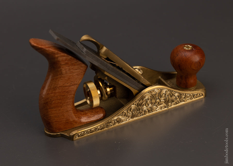 Exquisite Bronze No. 1 Smooth Plane Lavishly Engraved by MIKHAIL DAVYDOV - 106463