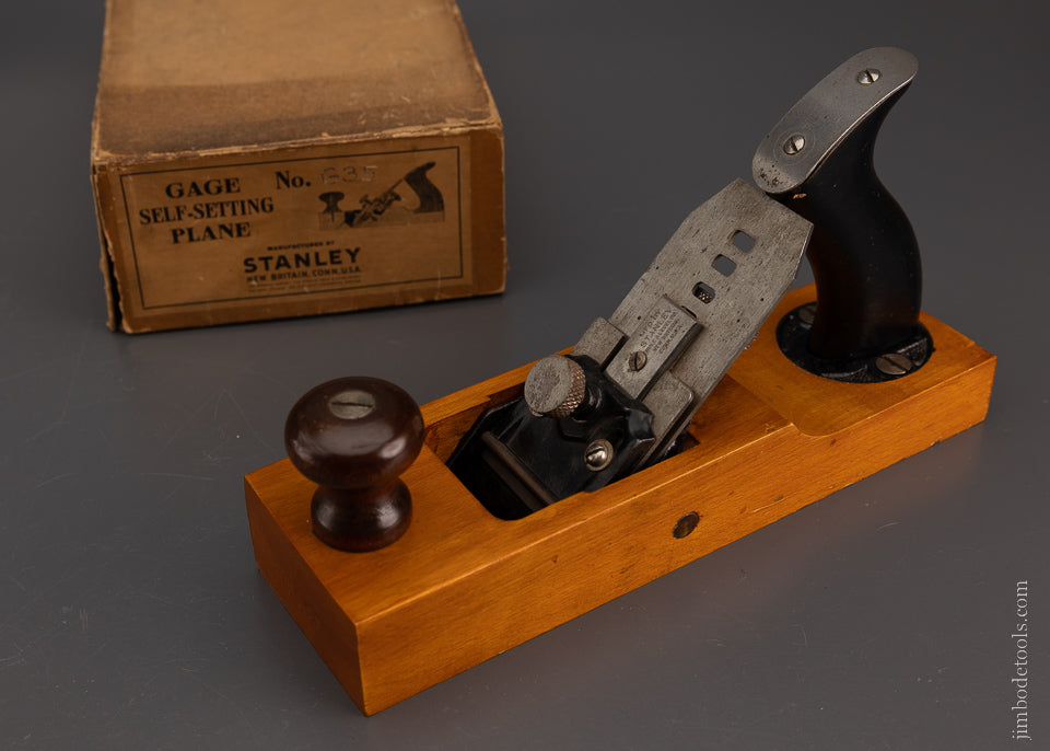 GAGE No. G35 Self-Setting Plane circa 1919-35 MINT In Original Box! - 106510