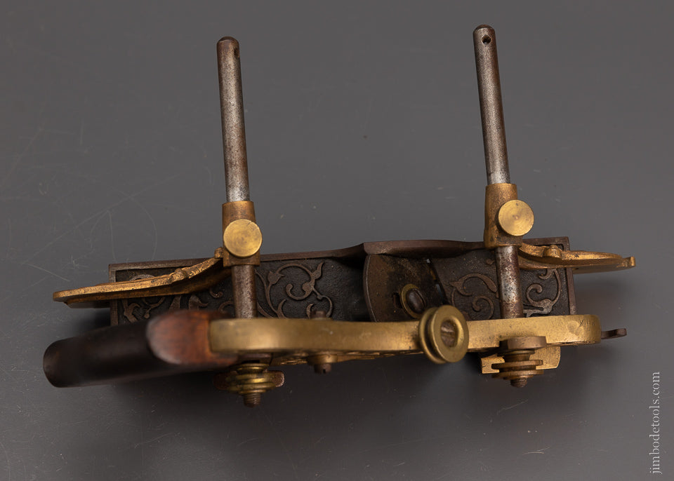 Gorgeous, Ornate STANLEY MILLERS PATENT No. 42 Gunmetal Plow Plane - 106512