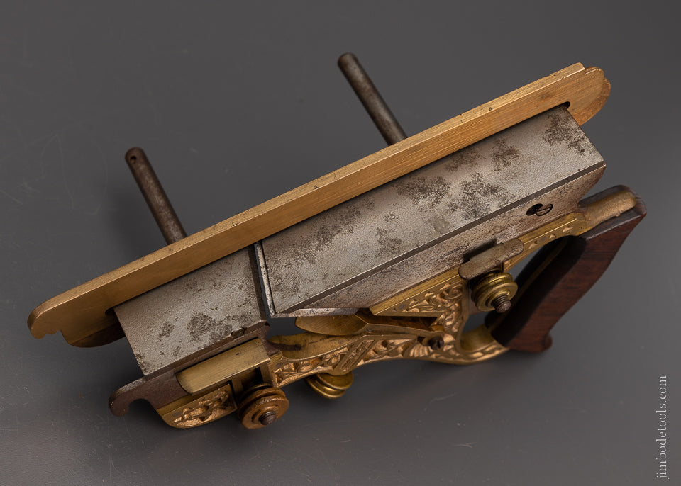Gorgeous, Ornate STANLEY MILLERS PATENT No. 42 Gunmetal Plow Plane - 106512