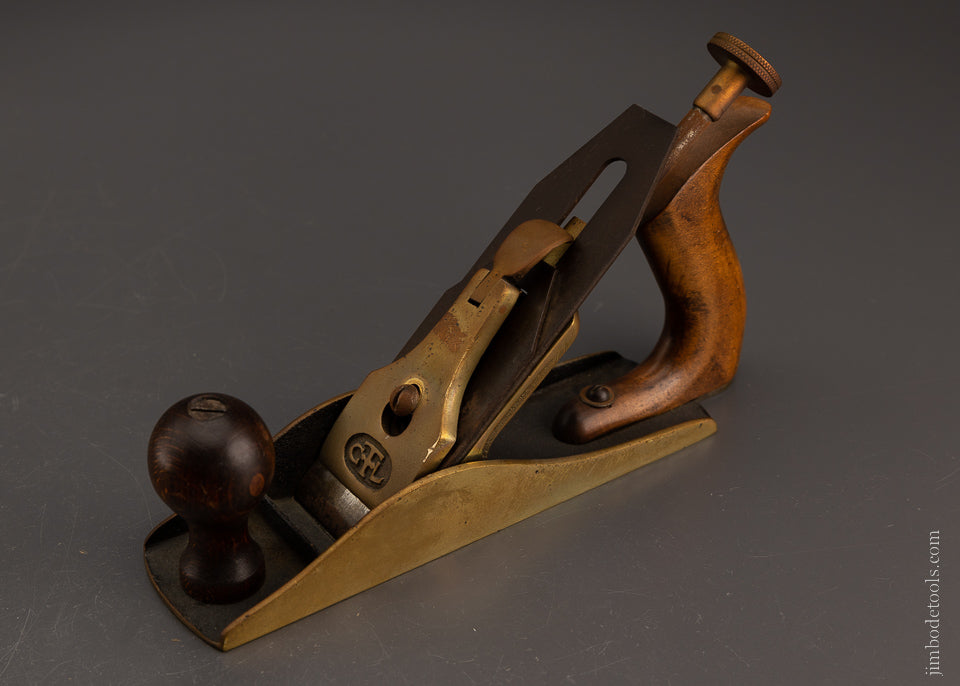 Rare Solid Brass Smooth Plane by GTL - 106538