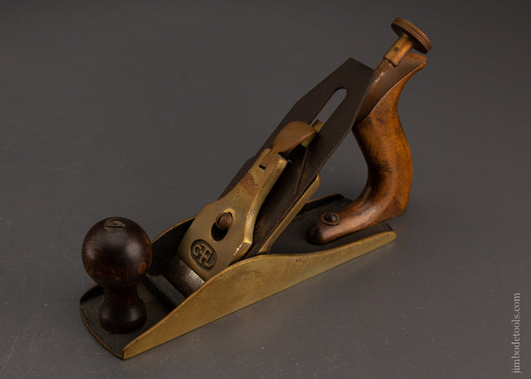 Rare Solid Brass Smooth Plane by GTL - 106538