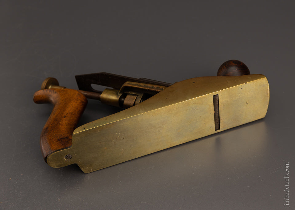 Rare Solid Brass Smooth Plane by GTL - 106538