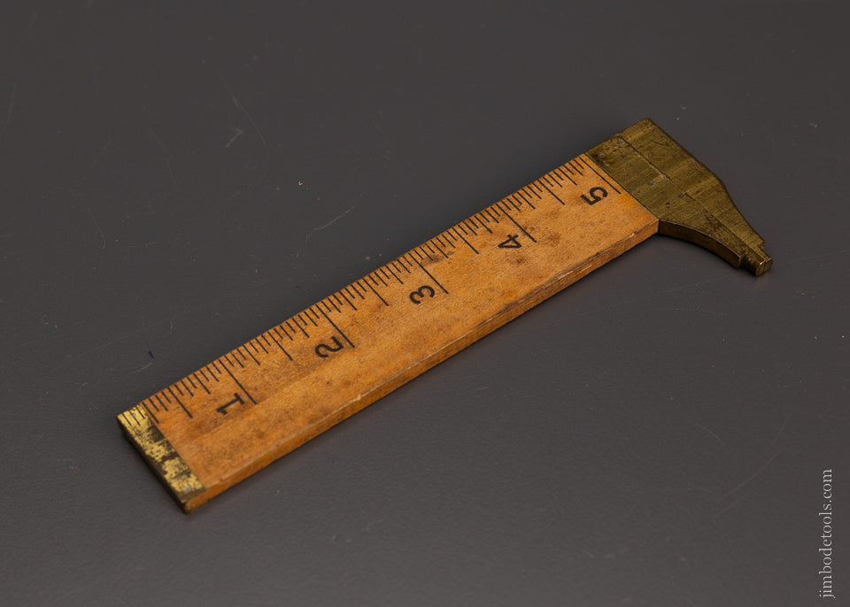Extra Fine 6 inch STANLEY No. 136 1/2 Boxwood Caliper Rule - 106550