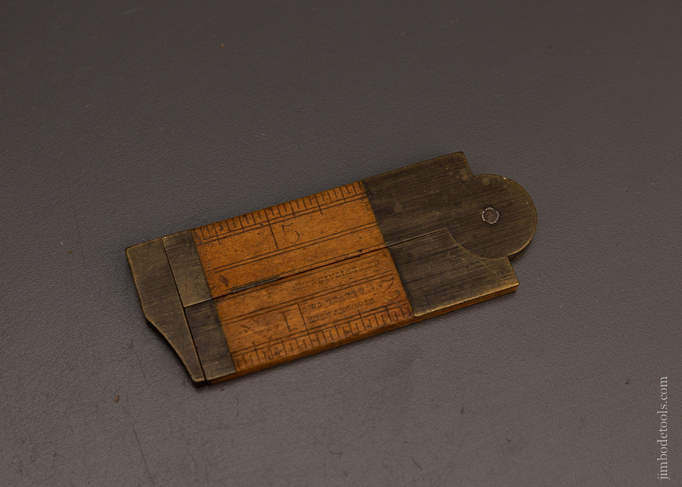 Scarce STANLEY No. 13 1/2 Fat Caliper Rule - 106552