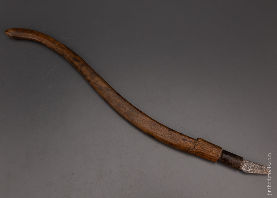 Rare Shoulder Knife for Marquetry Ornately Carved - 106564