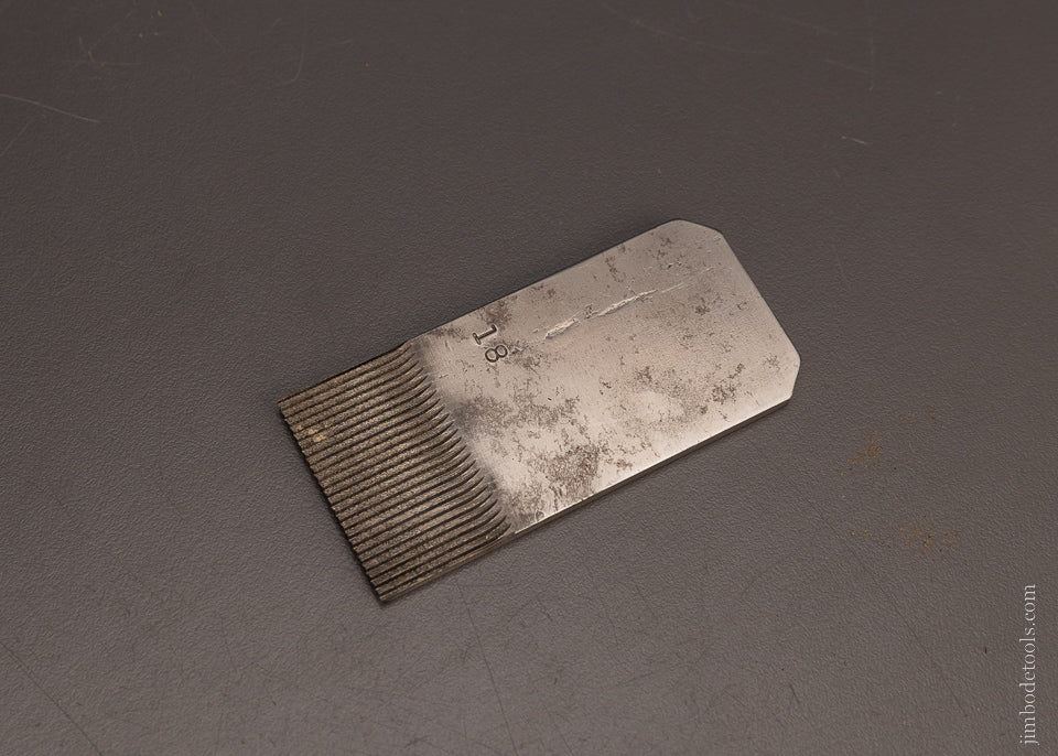LIE NIELSEN 18 Point Toothing Iron for No. 212 Scraper Plane - 106573