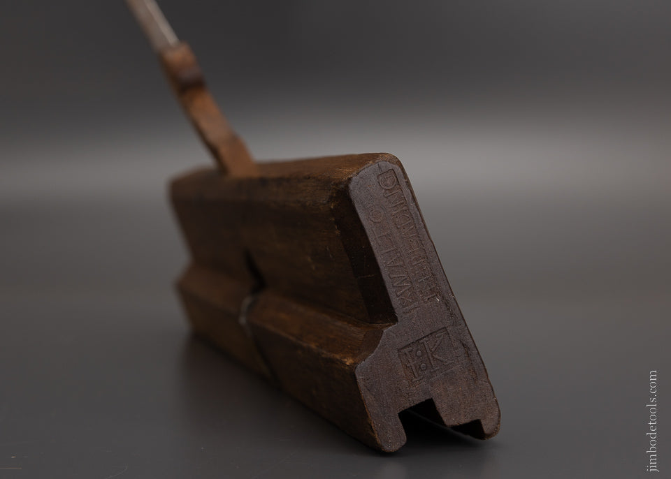 Rare & Fine “I. WALTON IN READING” 18th Century Yellow Birch Moulding Plane - 106590