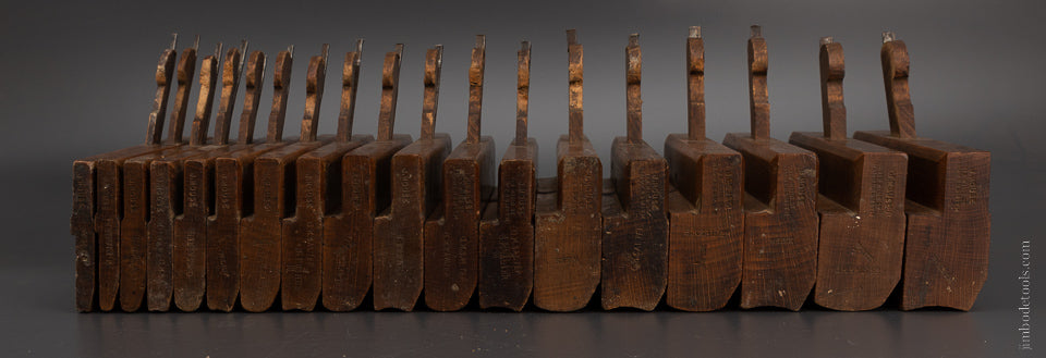 Complete Set of Skewed Hollow & Round Planes by J. HOUSE HAMMERSMITH LONDON - 106669