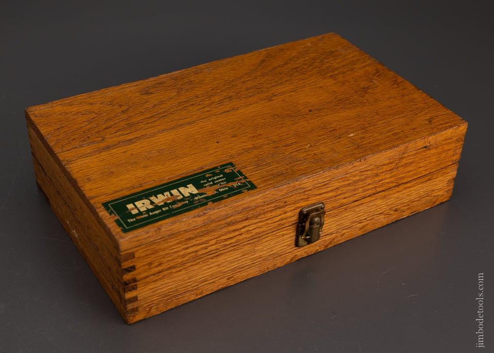 Complete Set of 13 IRWIN Auger Bits DEAD MINT in Original Box - 106672