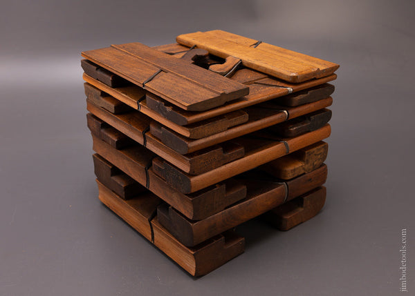 Complete Working Set of 18 Hollows & Rounds Molding Planes 2-18 EVENS - 106680