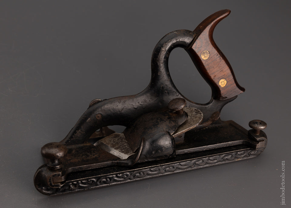 Fantastic “METALLIC PLANE CO. AUBURN, N.Y.” Complete Moving Filletster Plane with Fence - 106685