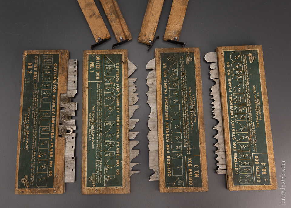 100% Complete STANLEY No. 55 Combination Plane in Box - 106693