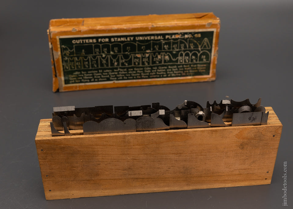 Dead Mint! STANLEY No. 55 Combination Plane 100% COMPLETE in Original Box - 106709