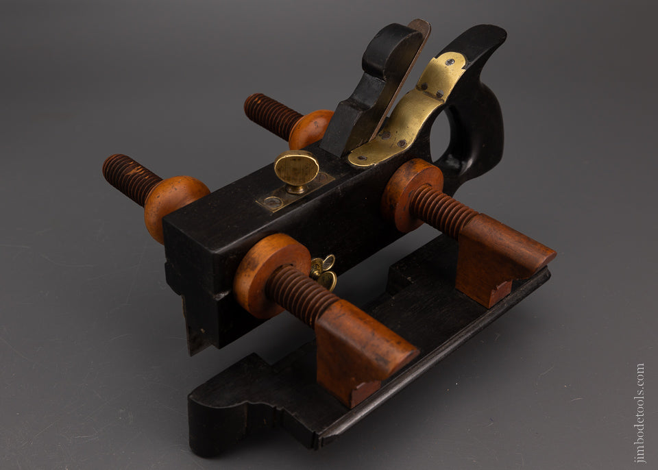 Stunning Solid Ebony Plow Plane by AUBURN TOOL CO. - 106715