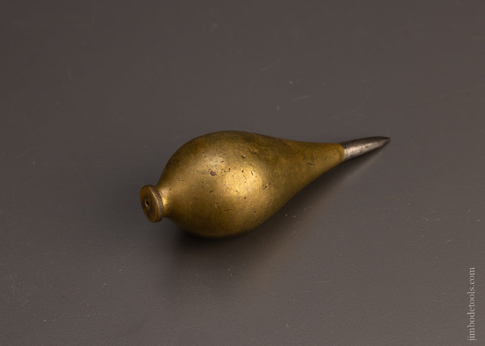 Elegant Brass & Steel Plumb Bob - 106725