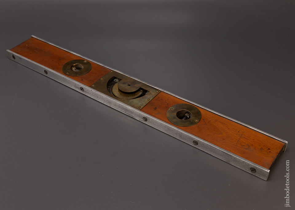 Premium BRADFORD UNION 30 Inch Inclinometer Plumb & Level Patented 1904 - 106727
