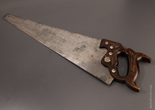 Fine Rosewood Handled DISSTON D-15 Hand Saw - 106743