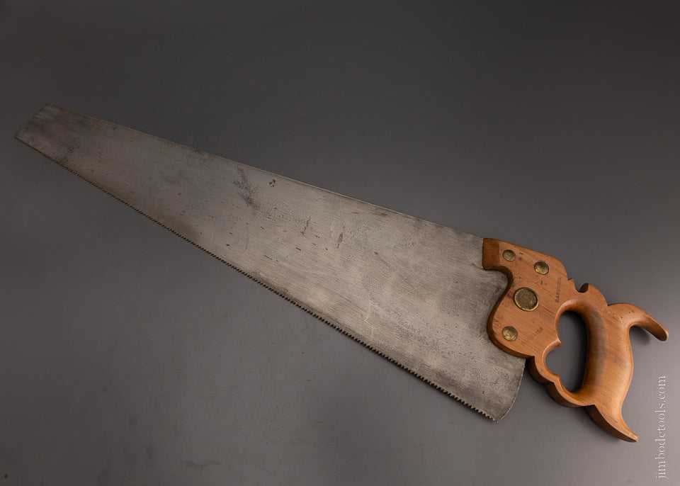 Fine DISSTON No. 9 London Spring Hand Saw Ca. 1887-96 - 106775