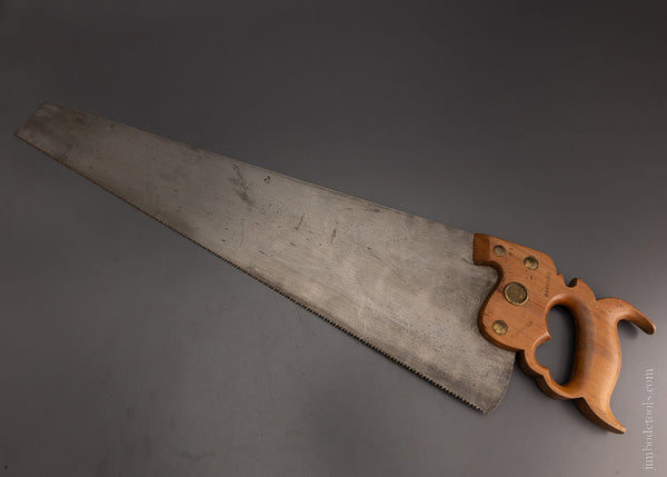 Fine DISSTON No. 9 London Spring Hand Saw Ca. 1887-96 - 106775