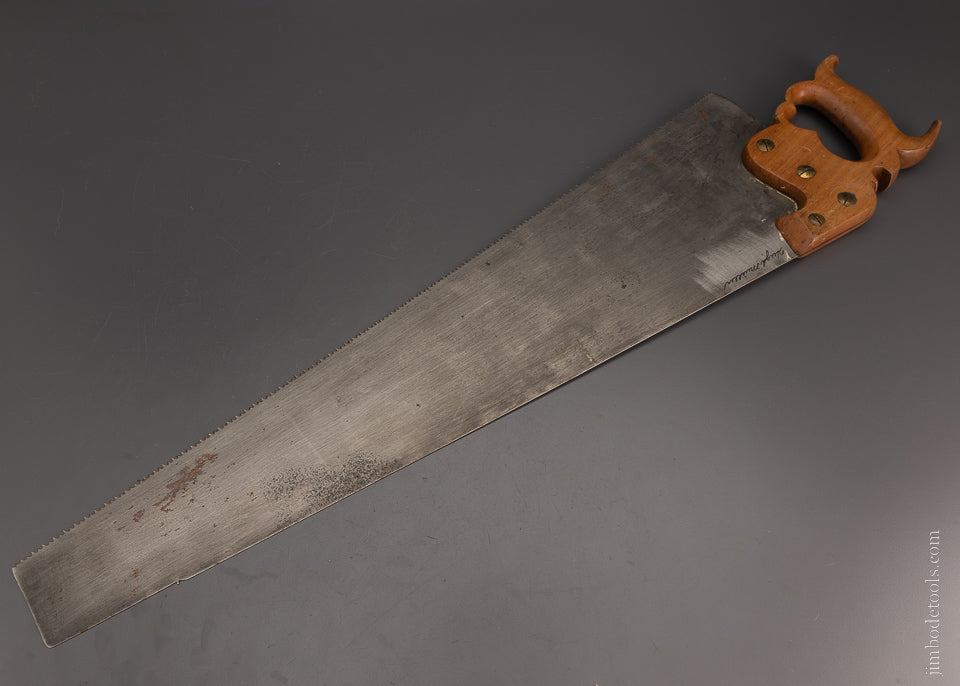 Fine DISSTON No. 9 London Spring Hand Saw Ca. 1887-96 - 106775