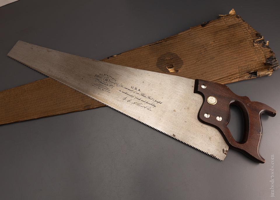 New Old Stock ATKINS No. 51 Hand Saw - 106779