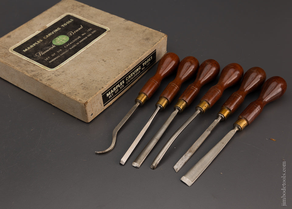 Set of 6 MARPLES Carving Tools in Original Box - 106811