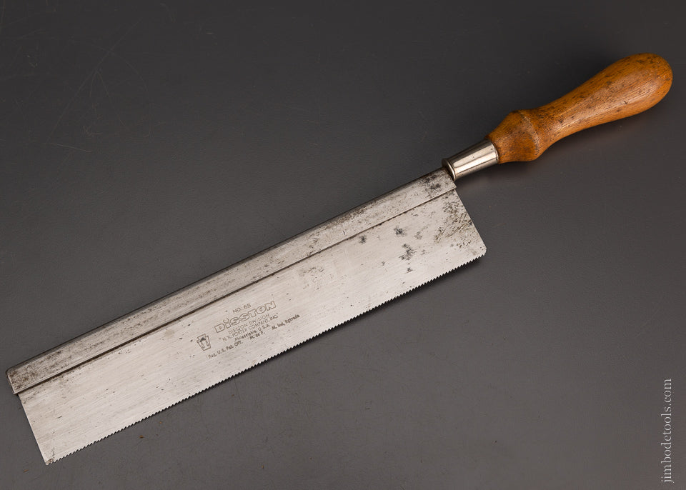 Near Mint DISSTON No. 68 Dovetail Saw 10 Inch - 106825