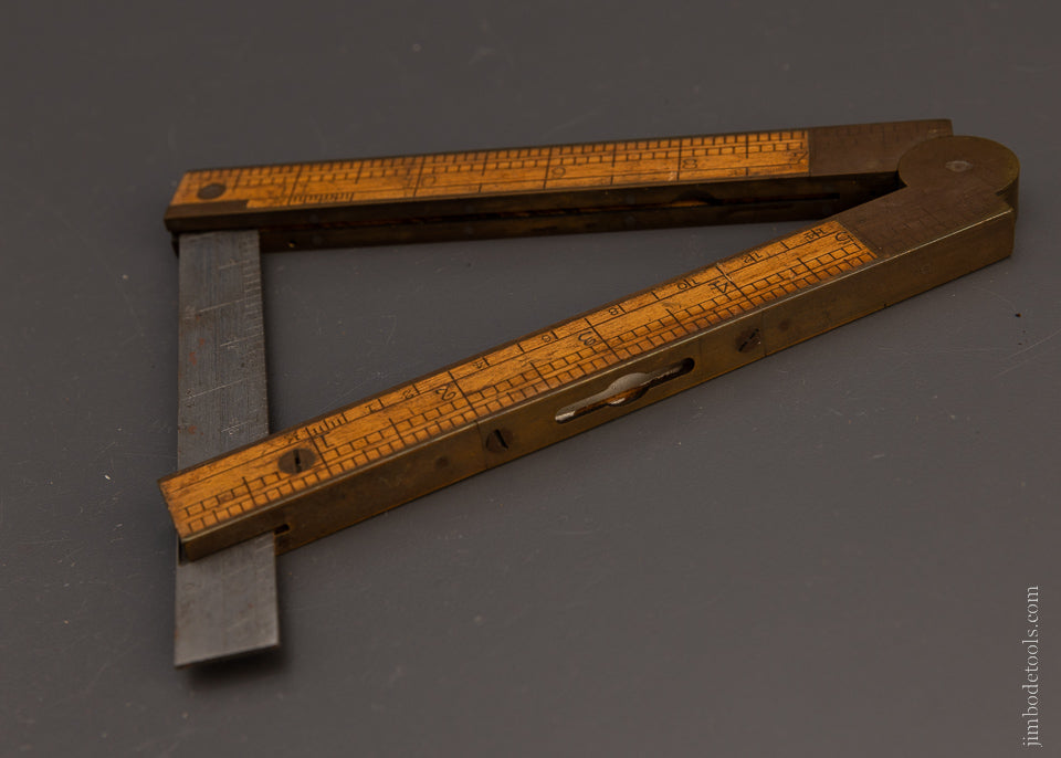 Fine CHAPIN-STEPHENS CO. No. 036 Combination Bevel, Level, Rule - 106883