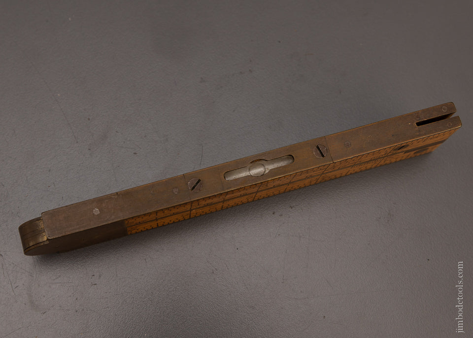 Fine CHAPIN-STEPHENS CO. No. 036 Combination Bevel, Level, Rule - 106883