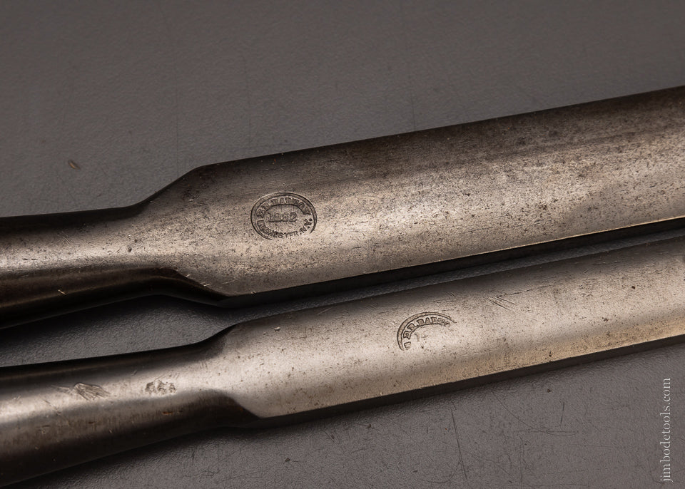 Amazing Super Long Millwright’s Heavy Framing Chisels by D.R. BARTON - 106858
